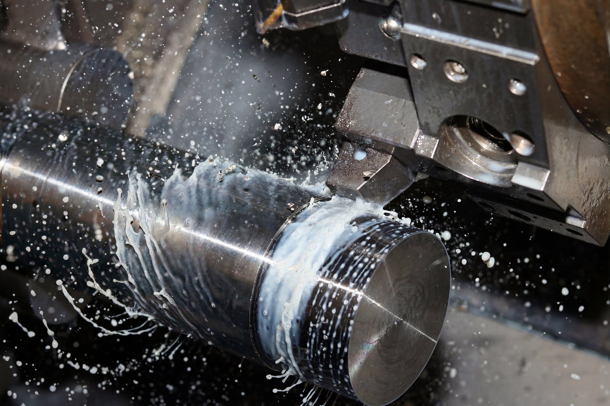 CNC-Bearbeitung an der Drehmaschine