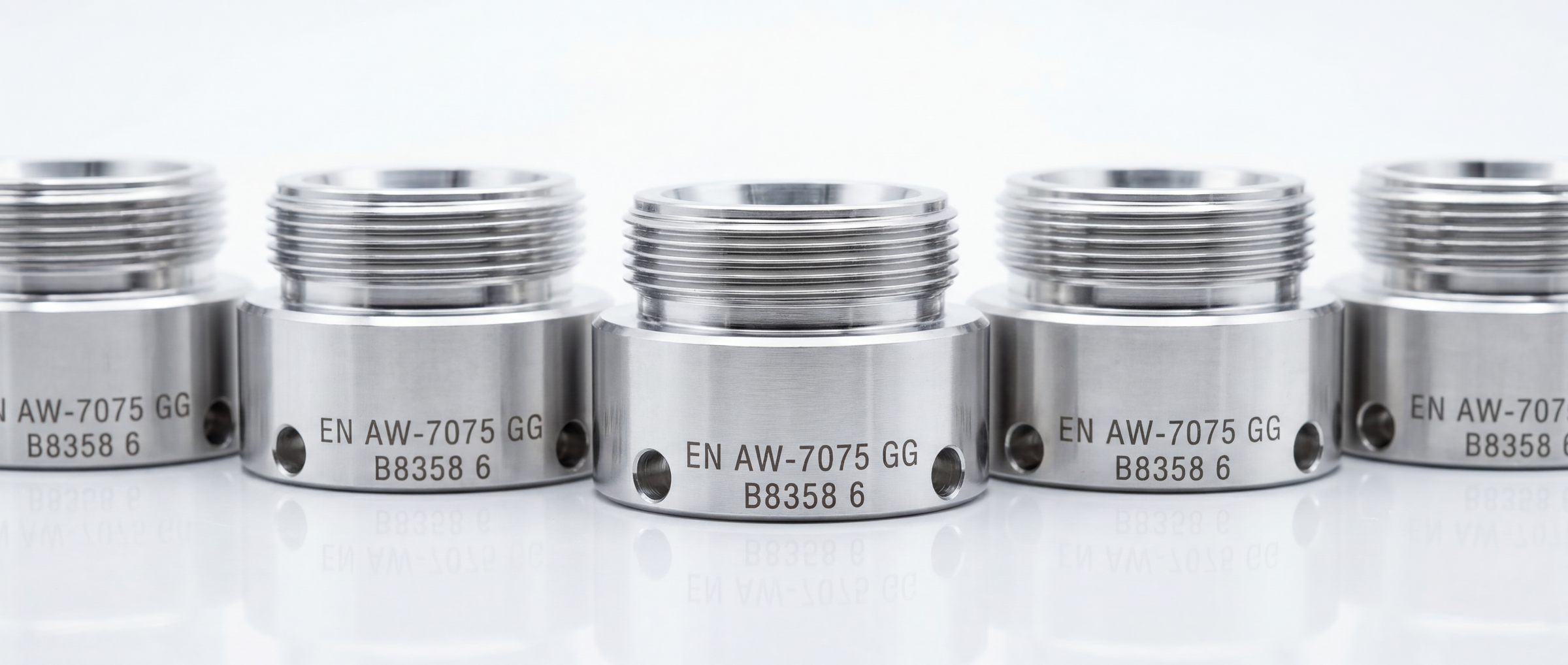 Metallbauteil mit Laserbeschriftung